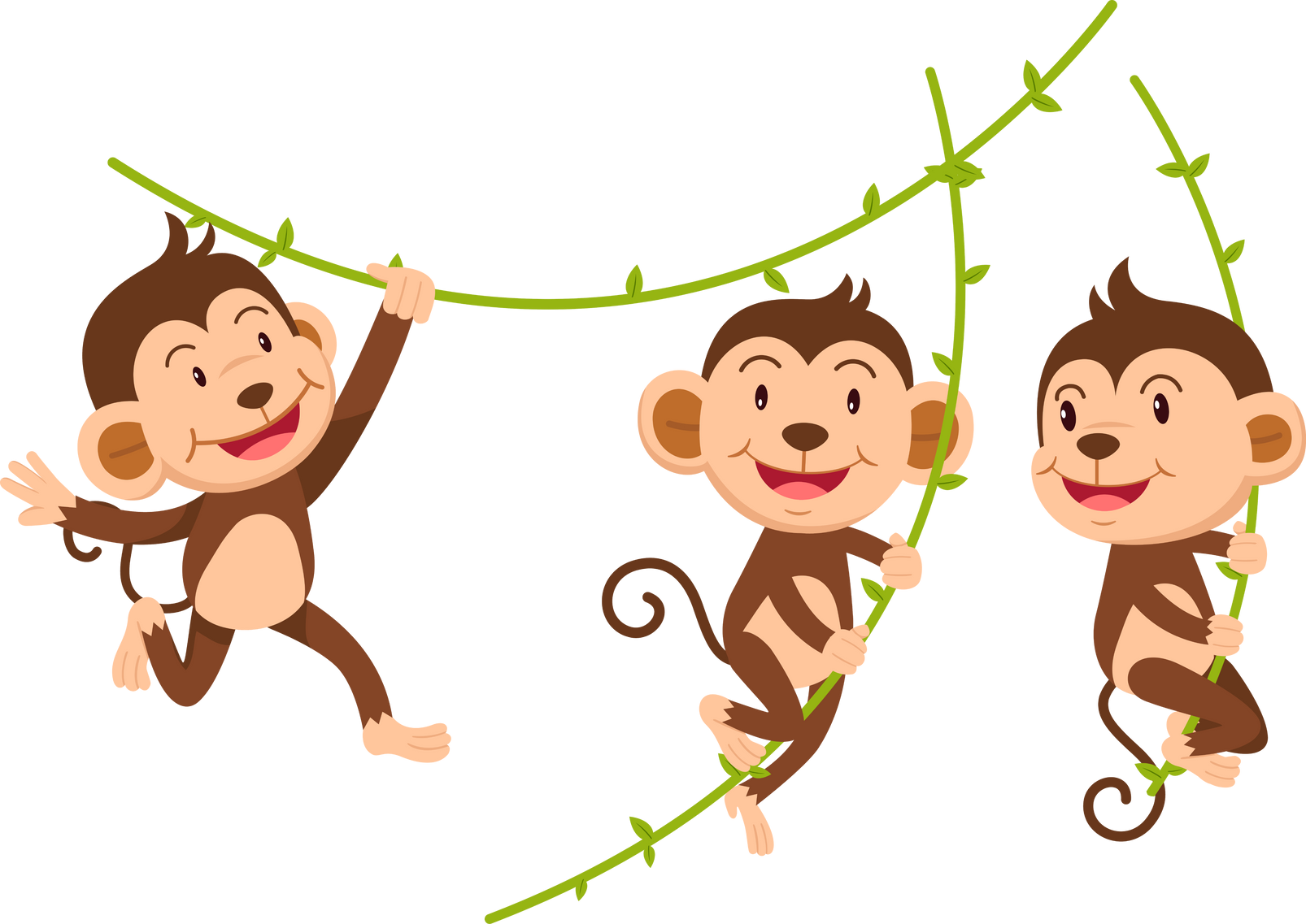 Cute Monkey Cartoon